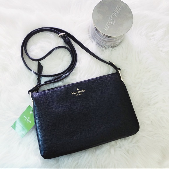 kate spade Handbags - Kate spade ♠️ black leather Madelyne crossbody bag